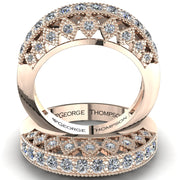 7 Stackable Diamond Rings