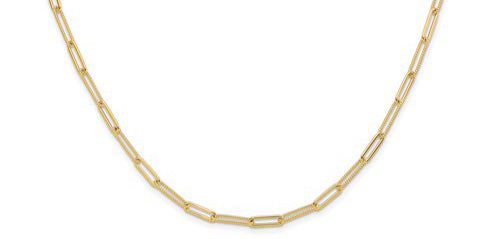 Paperclip Chain (Yellow Gold)