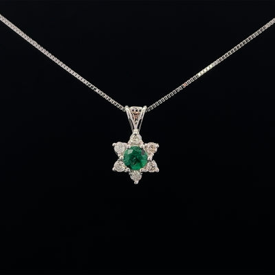 Custom Emerald Pendant