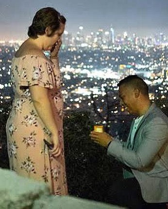 Love On Top Of Griffith Park Observatory, Lauren & Jonathan