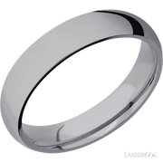 5 mm wide Domed Tantalum band.
