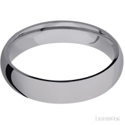 5 mm wide Domed Tantalum band.
