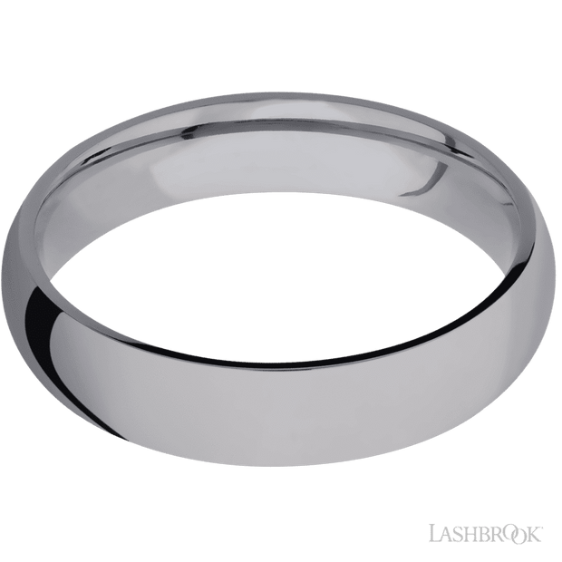 5 mm wide Domed Tantalum band.