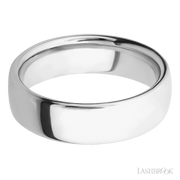 7 mm wide Ultra Comfort (our most comfortable profile) 14K White Gold band.