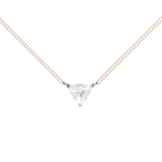 The Amiana Trilliant Cut Solitaire Pendant