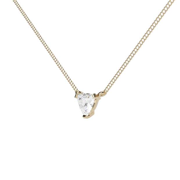 The Amiana Trilliant Cut Solitaire Pendant