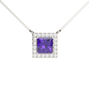 The Antana Princess Cut Amethyst