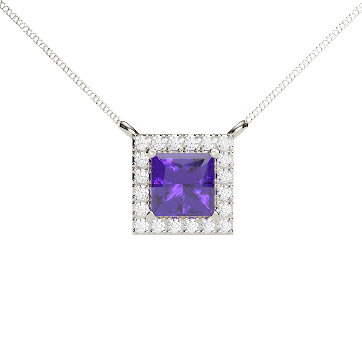 The Antana Princess Cut Amethyst