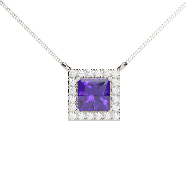 The Antana Princess Cut Amethyst