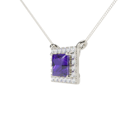 The Antana Princess Cut Amethyst