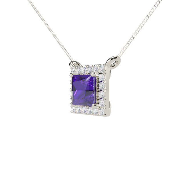 The Antana Princess Cut Amethyst