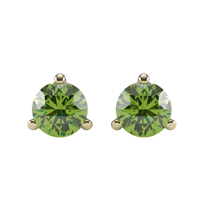 Peridot Stud Earrings