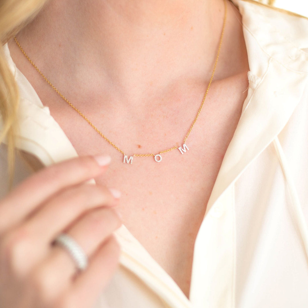 ネックレス・ペンダント NUMBERING OUTLINE INITIAL NECKLACE MEDIUM OUTLINE INITIAL NECKLACE A-Z (18K GOLD VERMEIL) – KIRSTIN