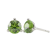 Peridot Stud Earrings