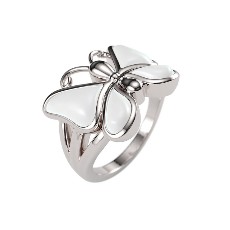 Pearl Butterfly Ring