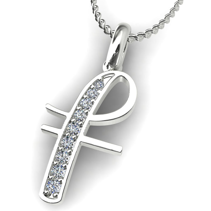 Diamond Initial Pendants