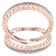 3 Stackable Diamond Rings