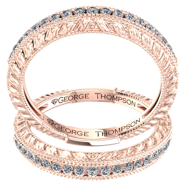 3 Stackable Diamond Rings