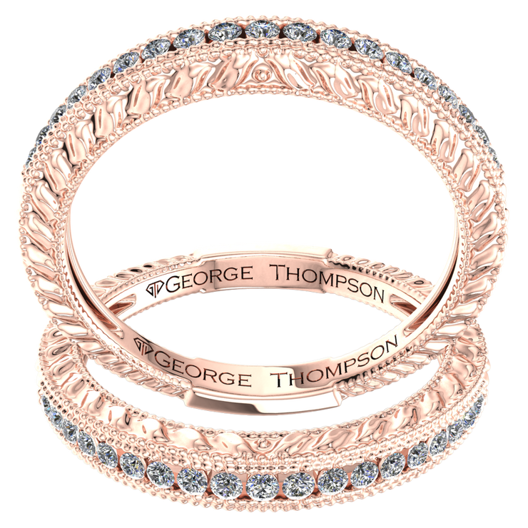 3 Stackable Diamond Rings
