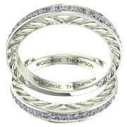 3 Stackable Diamond Rings