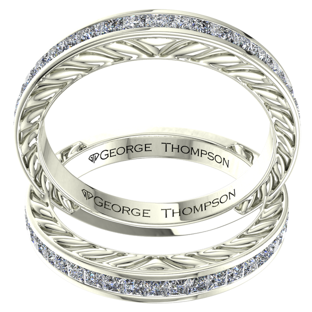 3 Stackable Diamond Rings