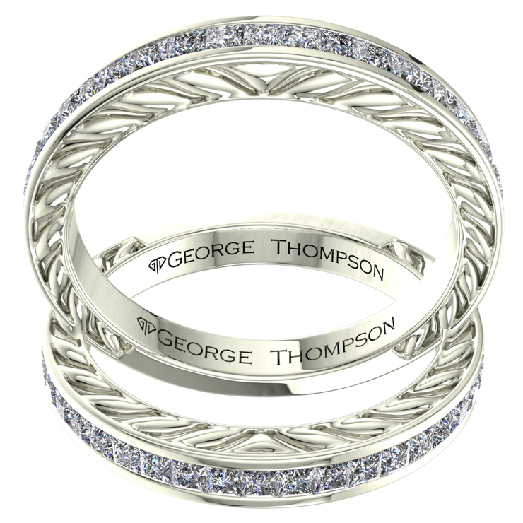 3 Stackable Diamond Rings