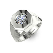 The Custom Designed of 0.51 ctw Diamond Ring