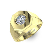 The Custom Designed of 0.51 ctw Diamond Ring