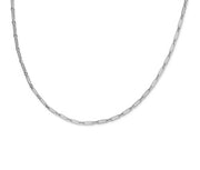 Paperclip Chain (White Gold)