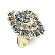 The Custom Designed of 1.03 ctw Diamond Ring
