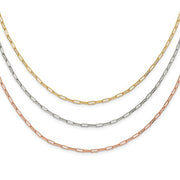 Paperclip Chain (White Gold)