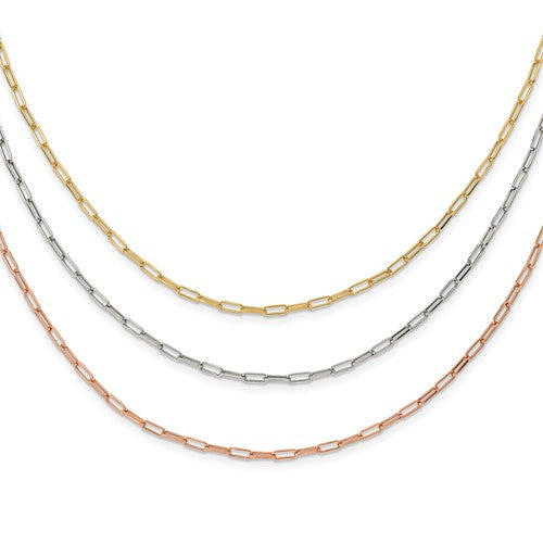 Paperclip Chain (Rose Gold)