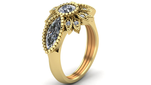 Custom Flower Ring